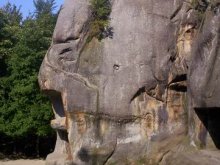 Dovbush Rocks, the Carpathians, Ukraine