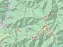 The Marmarosy hike map
